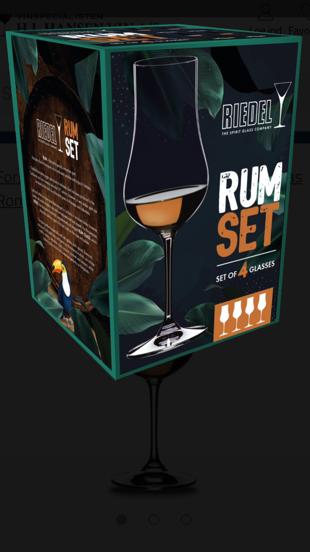 Rum Set 5515/11 - 4 glas Riedel