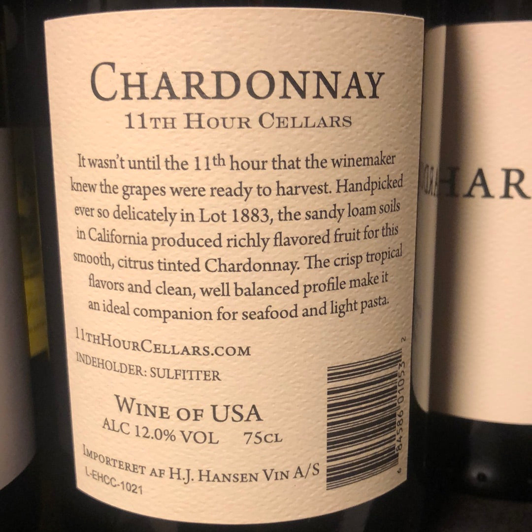 11TH Hours Cellars Chardonnay