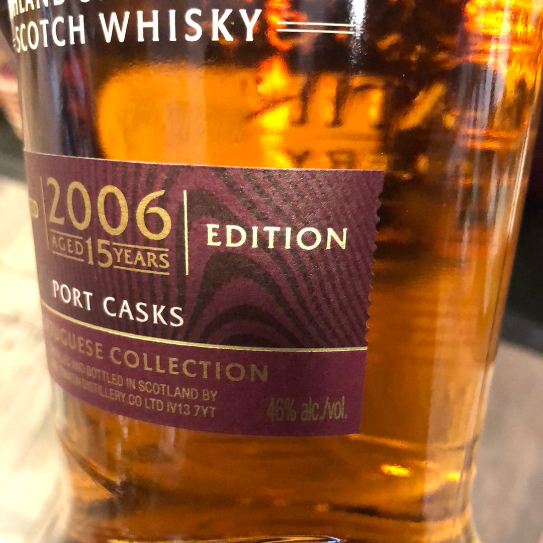 Tomatin Port Cask