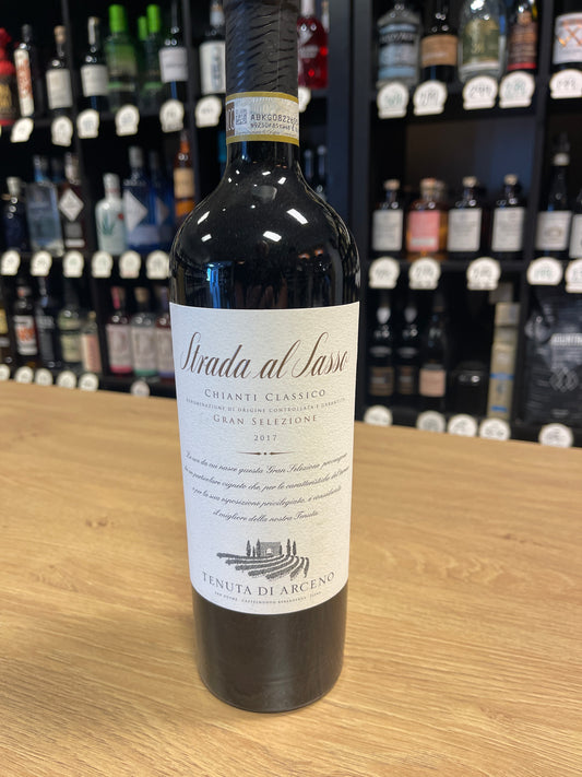 2017 Strada al Sasso Gran Selezione Chianti Classico Tenuta di Arceno Rødvin - Sangiovese - 75 cl - 14,5 %