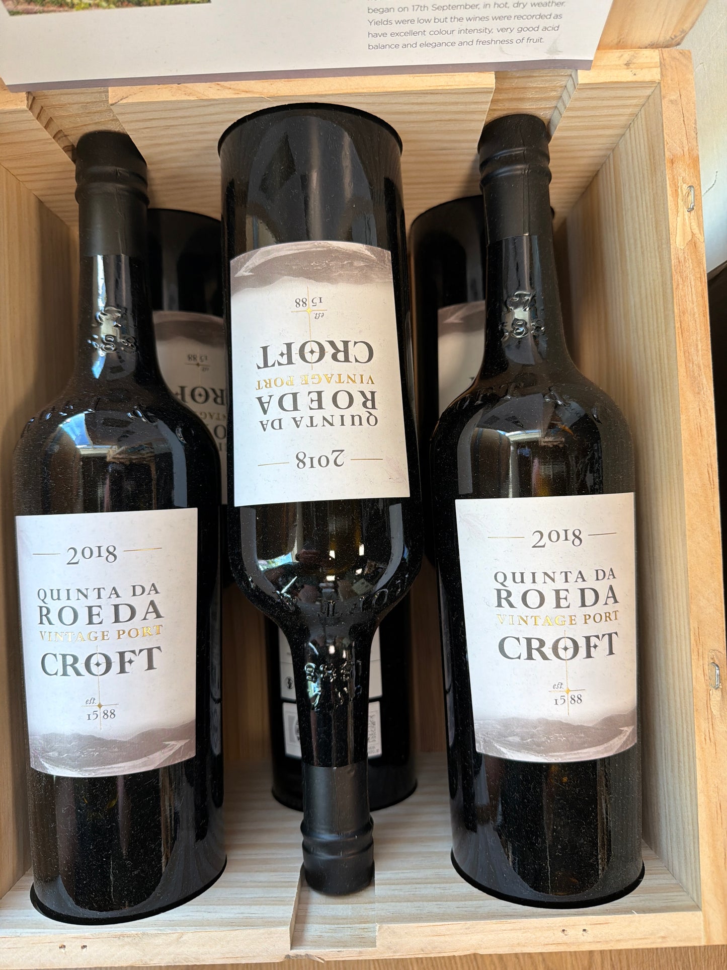 Croft Quinta Da Roeda Vintage Port 2018