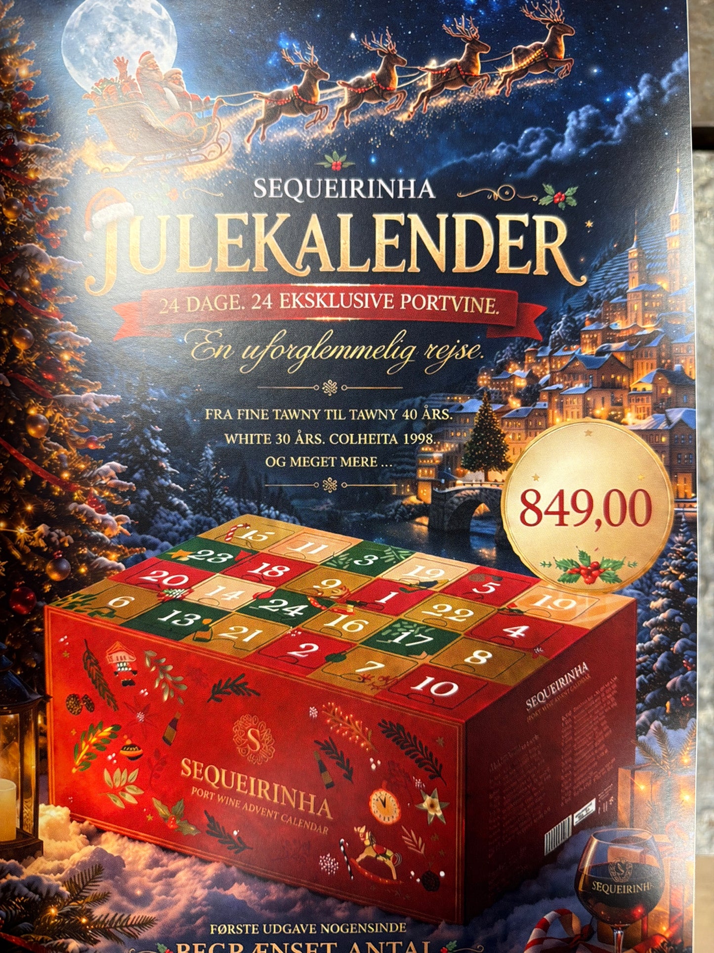 Portvins Luksus kalender fra Sequeirinha