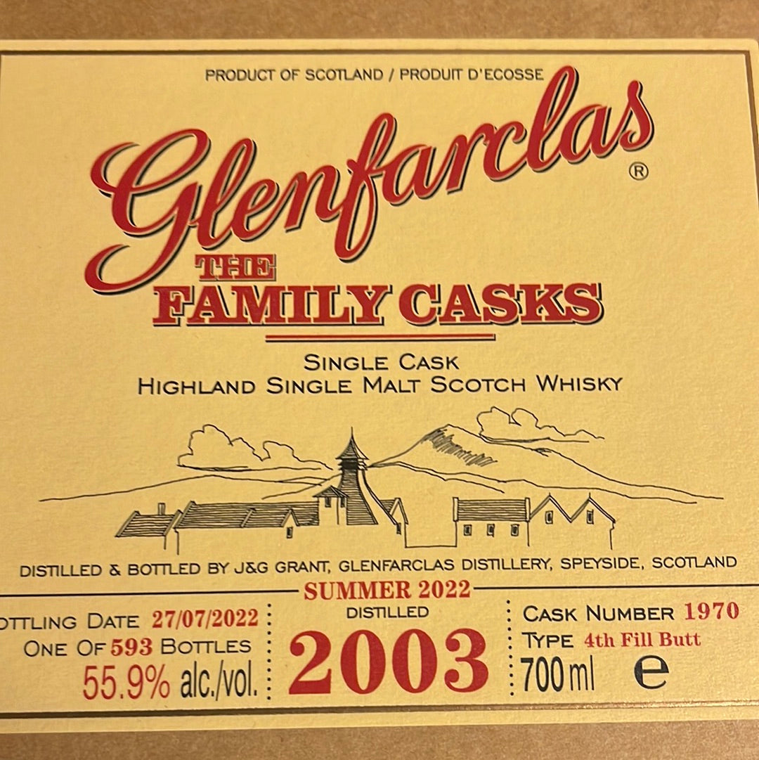 Glenfarclas family Cask 2003