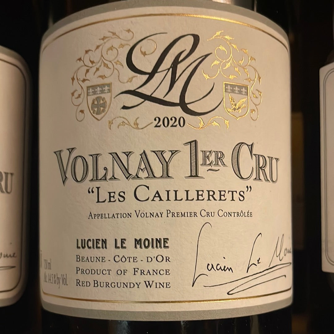 Lucien de Moine Volnay 2020 “ les caillerets “