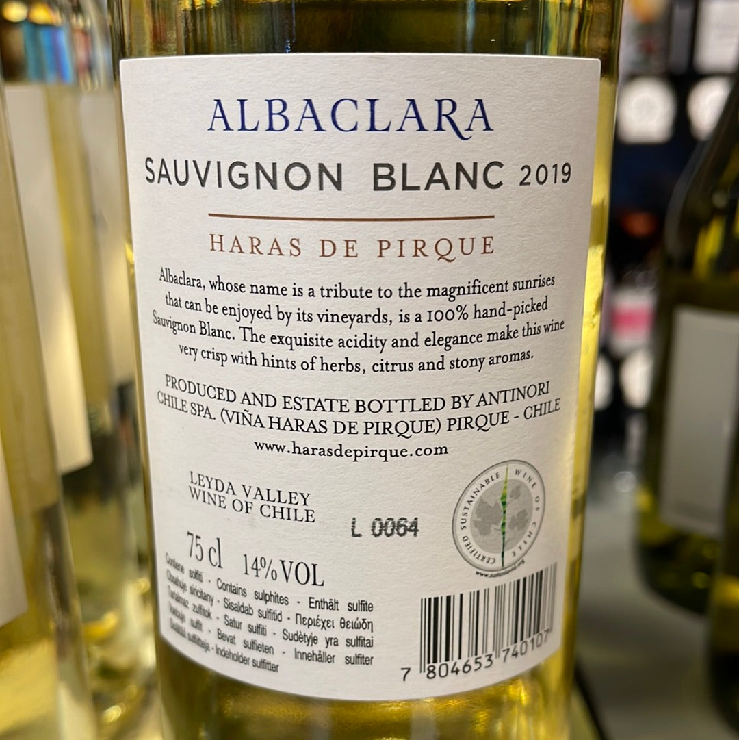Haras de Pirque 2019 Sauvignon Blanc