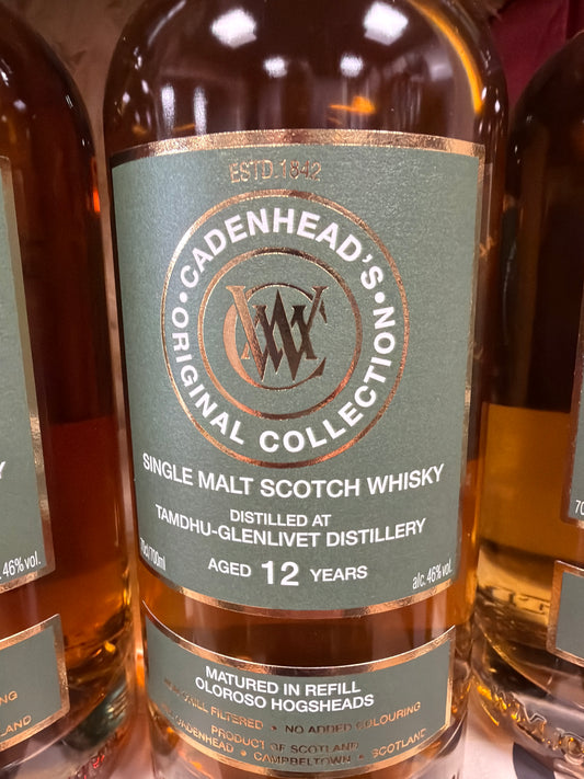 Cadenhead´s Tamdhu-Glenlivet 12 års 46%