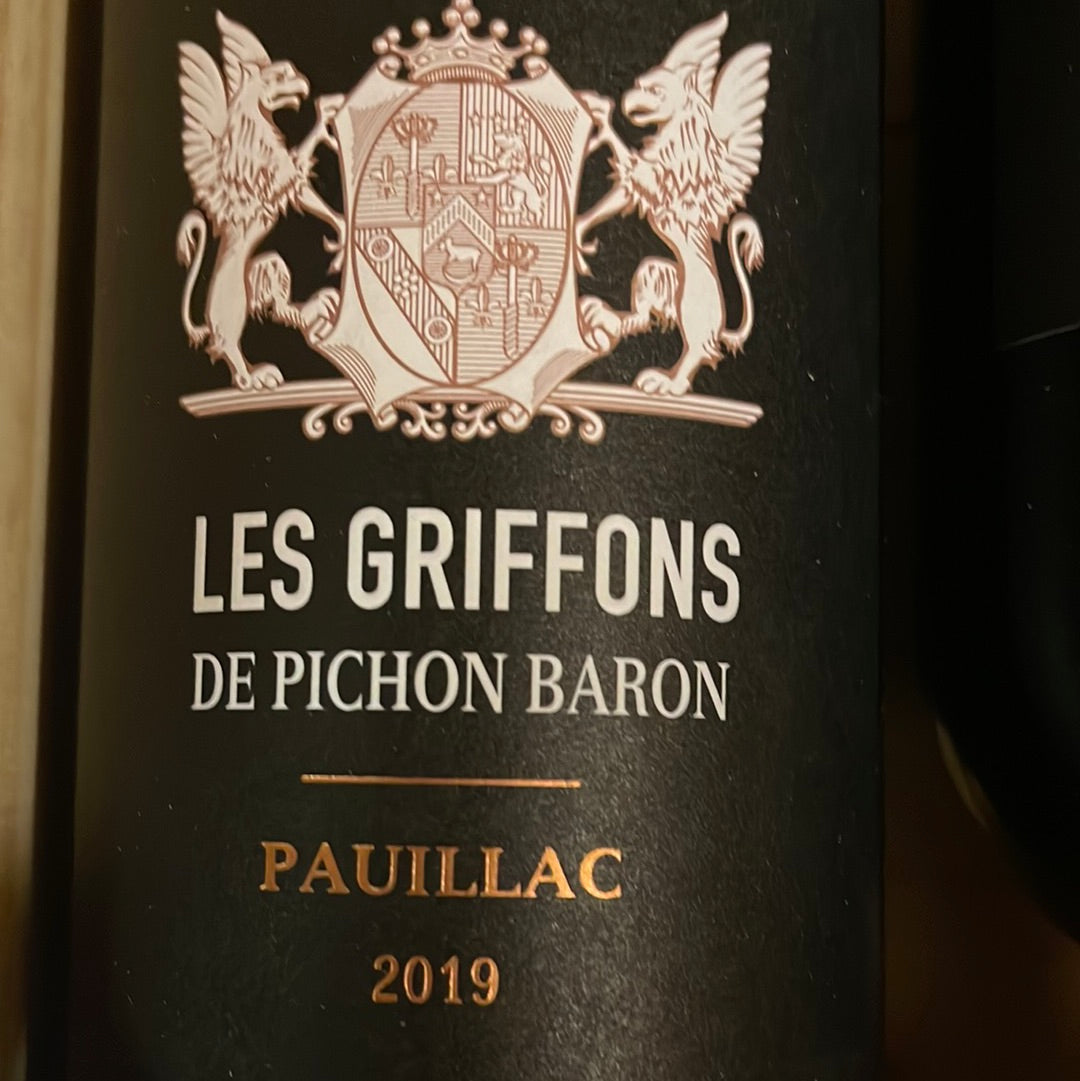 Les Griffons de Pichon Baron 2019