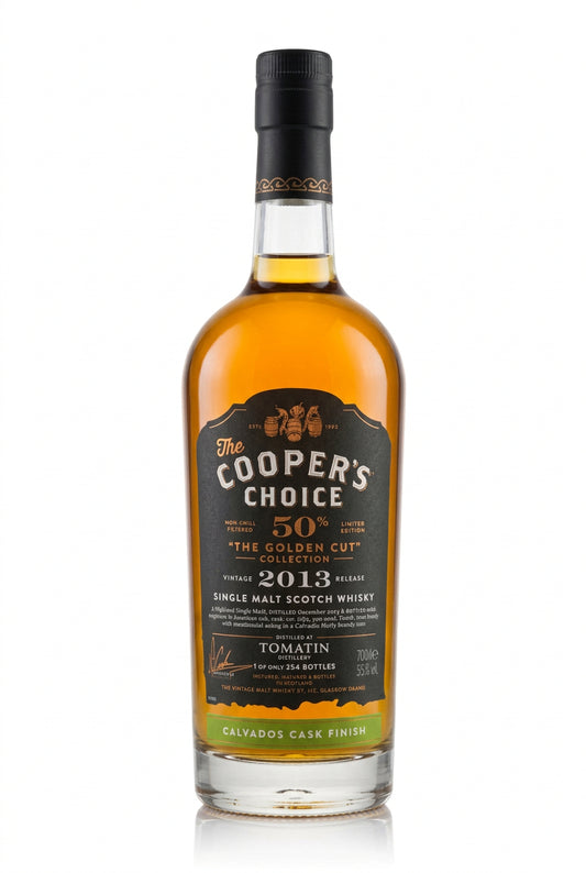 Coopers Choice golden cut 50% Tomatin  1 of 354 bottles Calvados cask