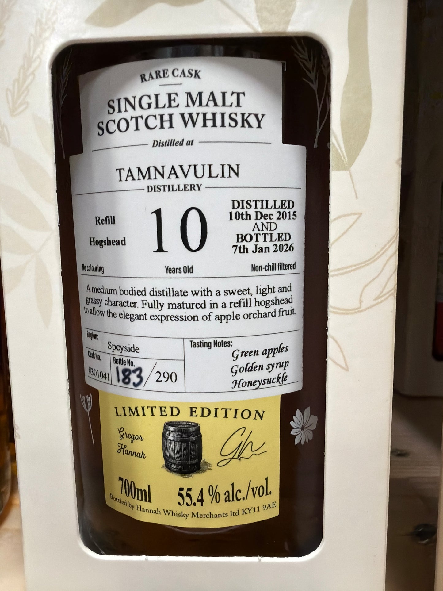Lady of the Glen Tamnavulin 10 års 55,4%