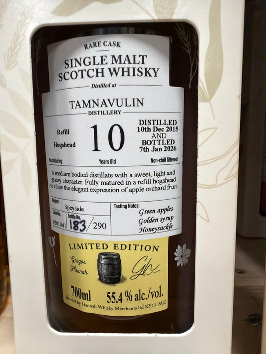 Lady of the Glen Tamnavulin 10 års 55,4%