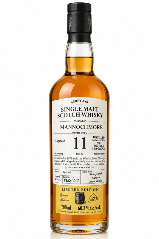 Lady of the Glen Mannochmore 11års 60,3% 279 flasker lavet