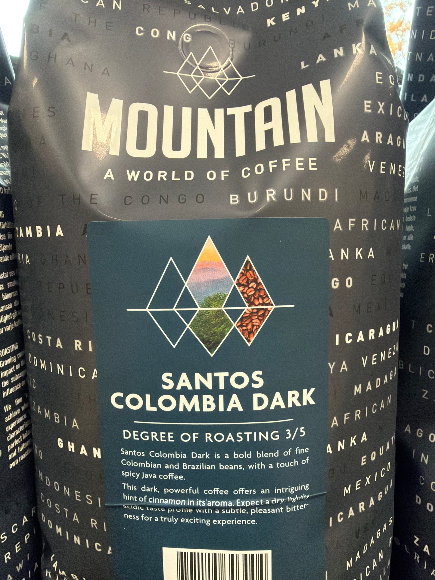 Mountain Kaffe 1 kg Hele bønner