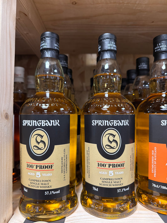 Springbank 100 proof 57,1% 5 års