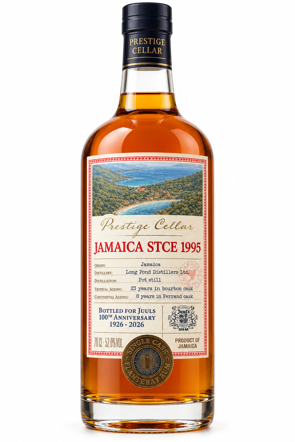Planteray Prestige Cellar Jamica STCE 1995 31år 52%