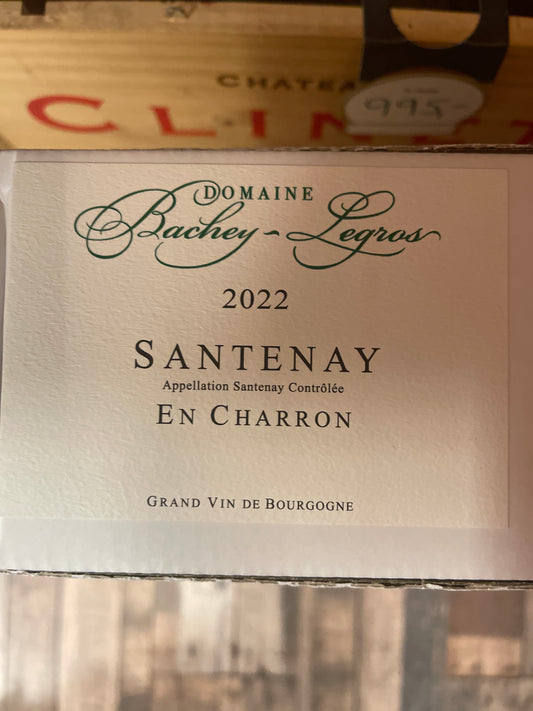 Bachey Legros 2022 Santaney En Cherron Blanc