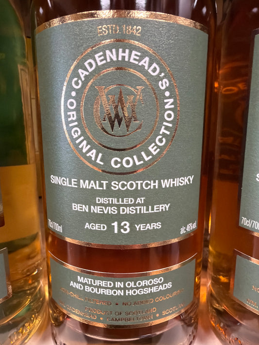 Cadenhead´s Ben Nevis 13 Års 46%