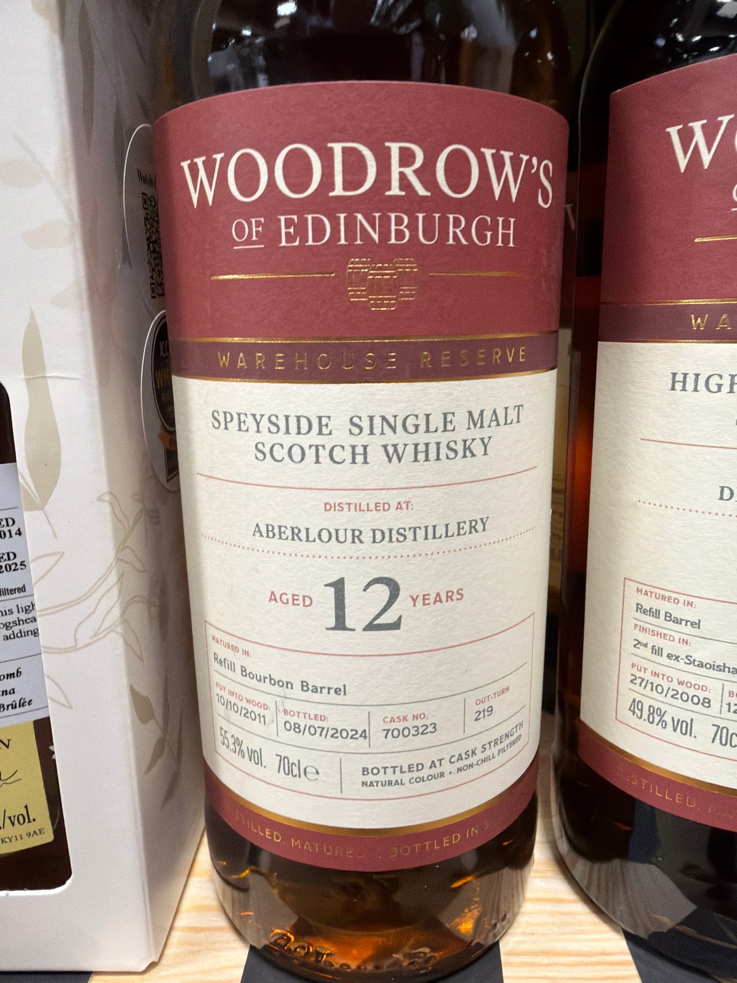 Woodrows Aberlour 12 års 55,3%