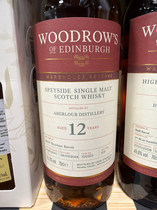 Woodrows Aberlour 12 års 55,3%