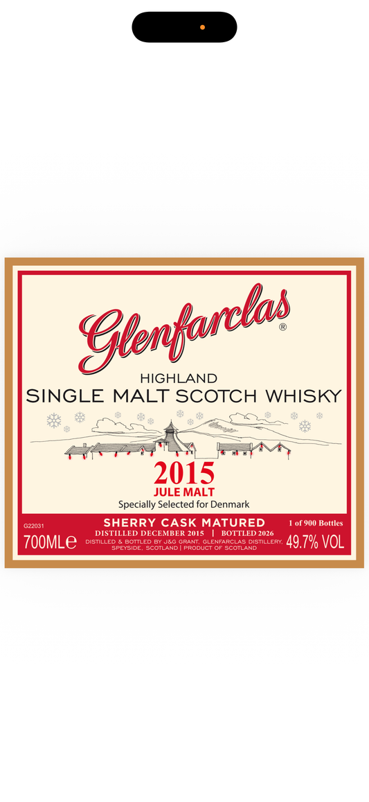 Glenfarclas 2015 Julemalt