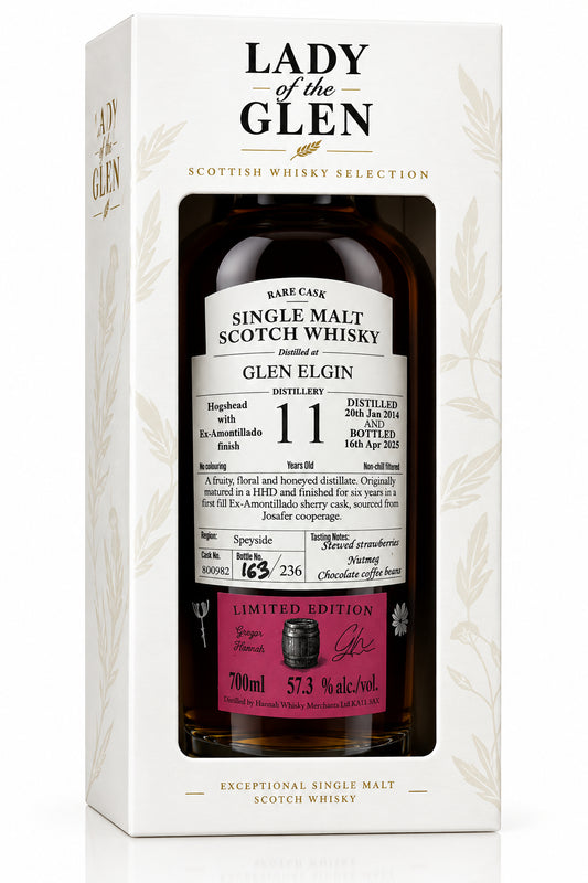 Lady of the Glen Glen Elgin 11 års 57,3% 236 flasker lavet