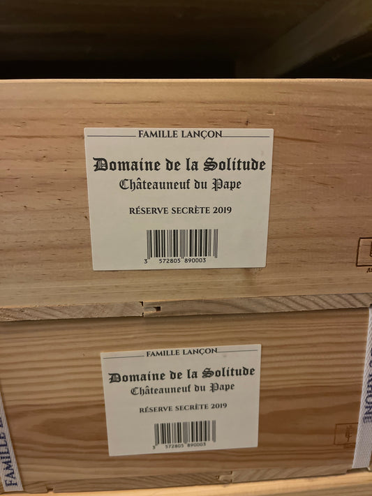 Domaine Solitude Chateauneuf du pape 2019 reserve secrete