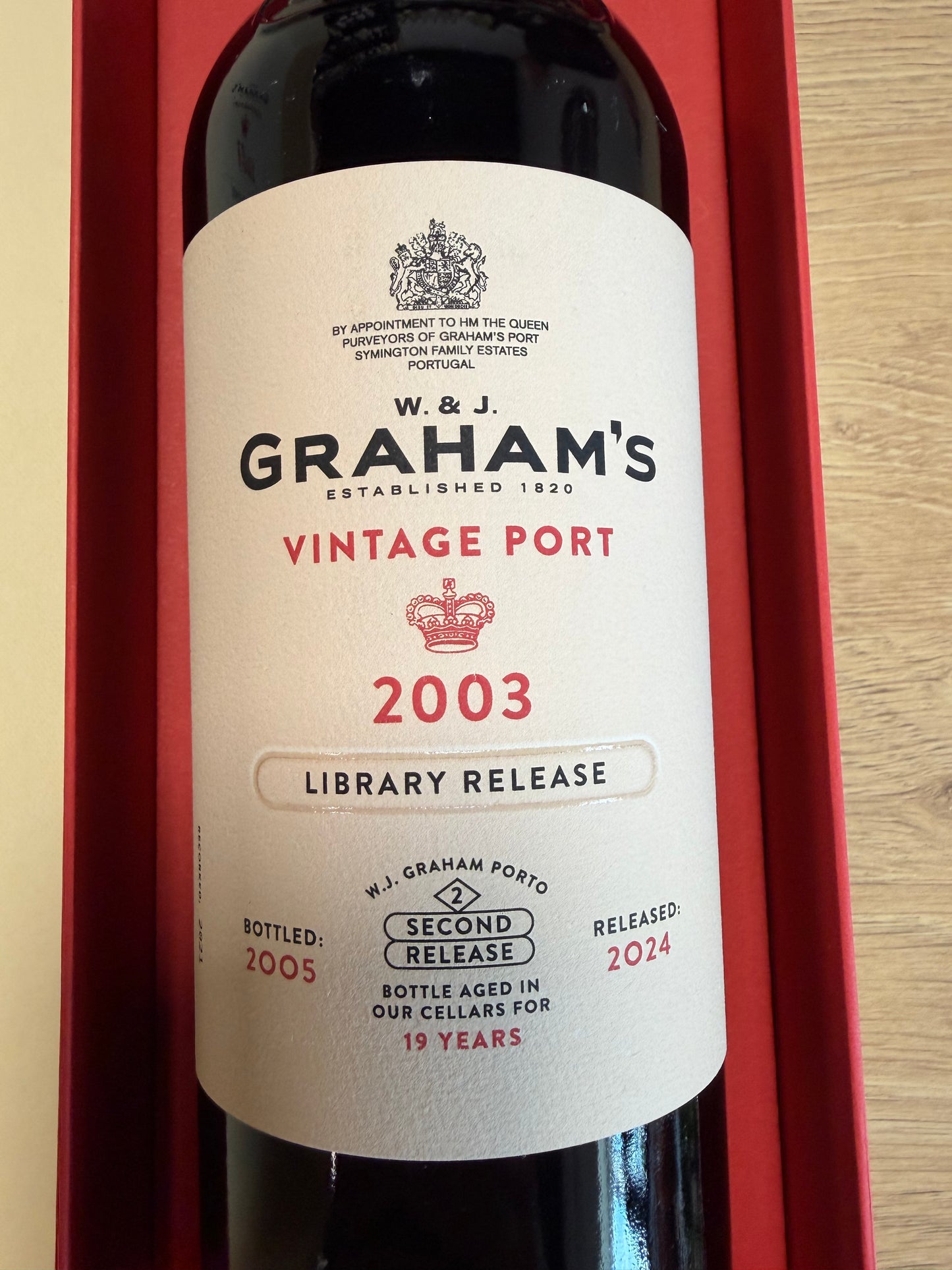 Grahams Vintage Port 2003 Library Release