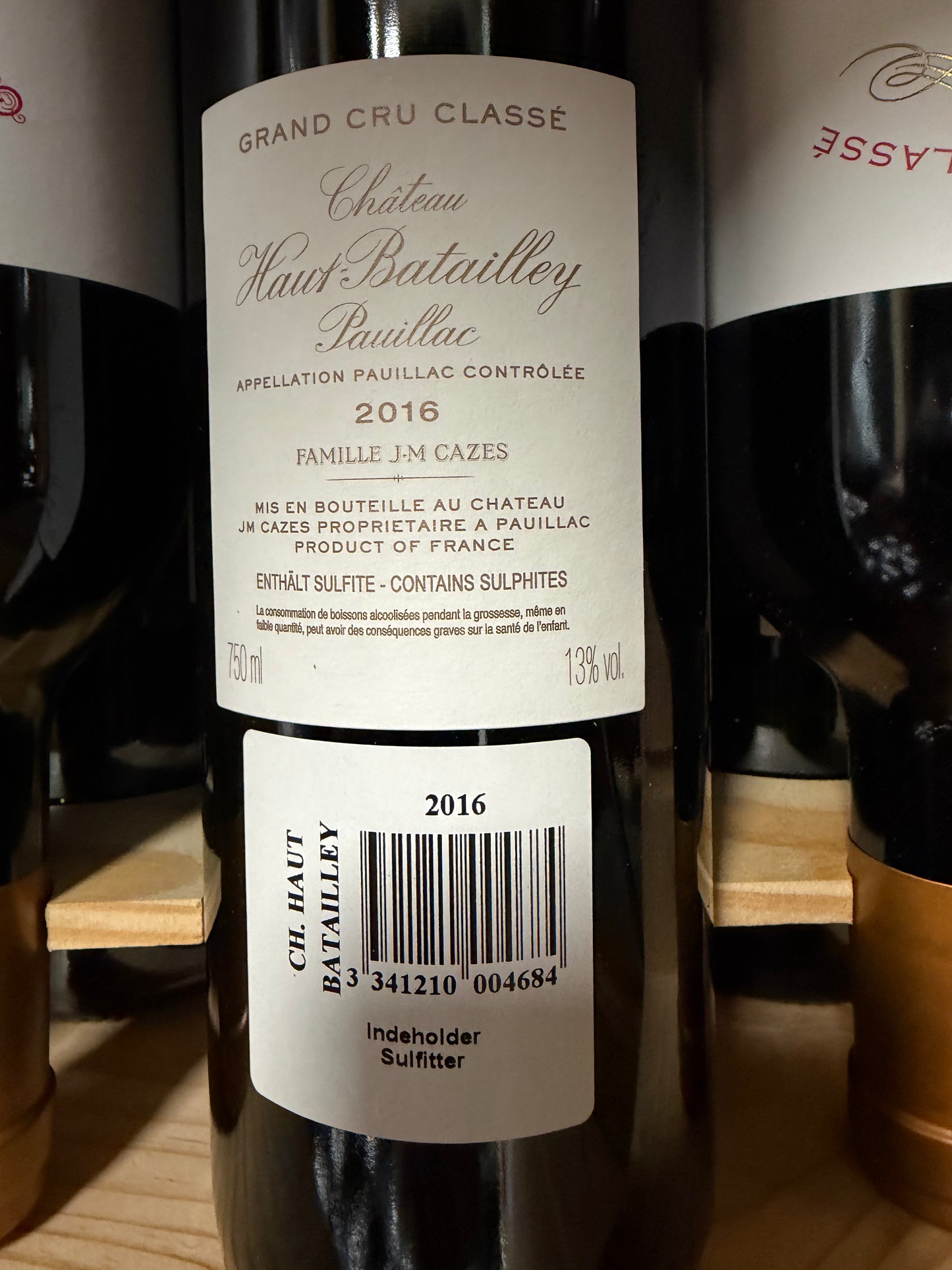 Chateau Haut Batailley 2016 Grand cru classe Pauillac