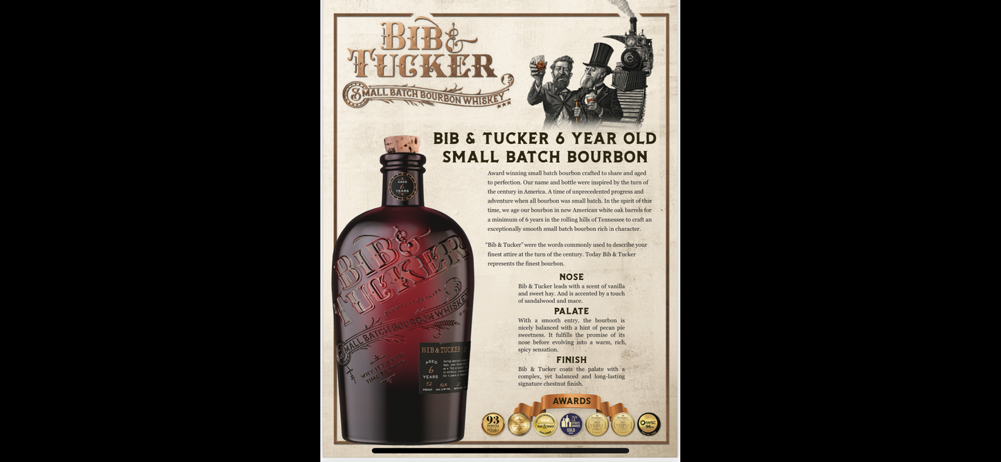 Bib & Tucker Bourbon 6 års