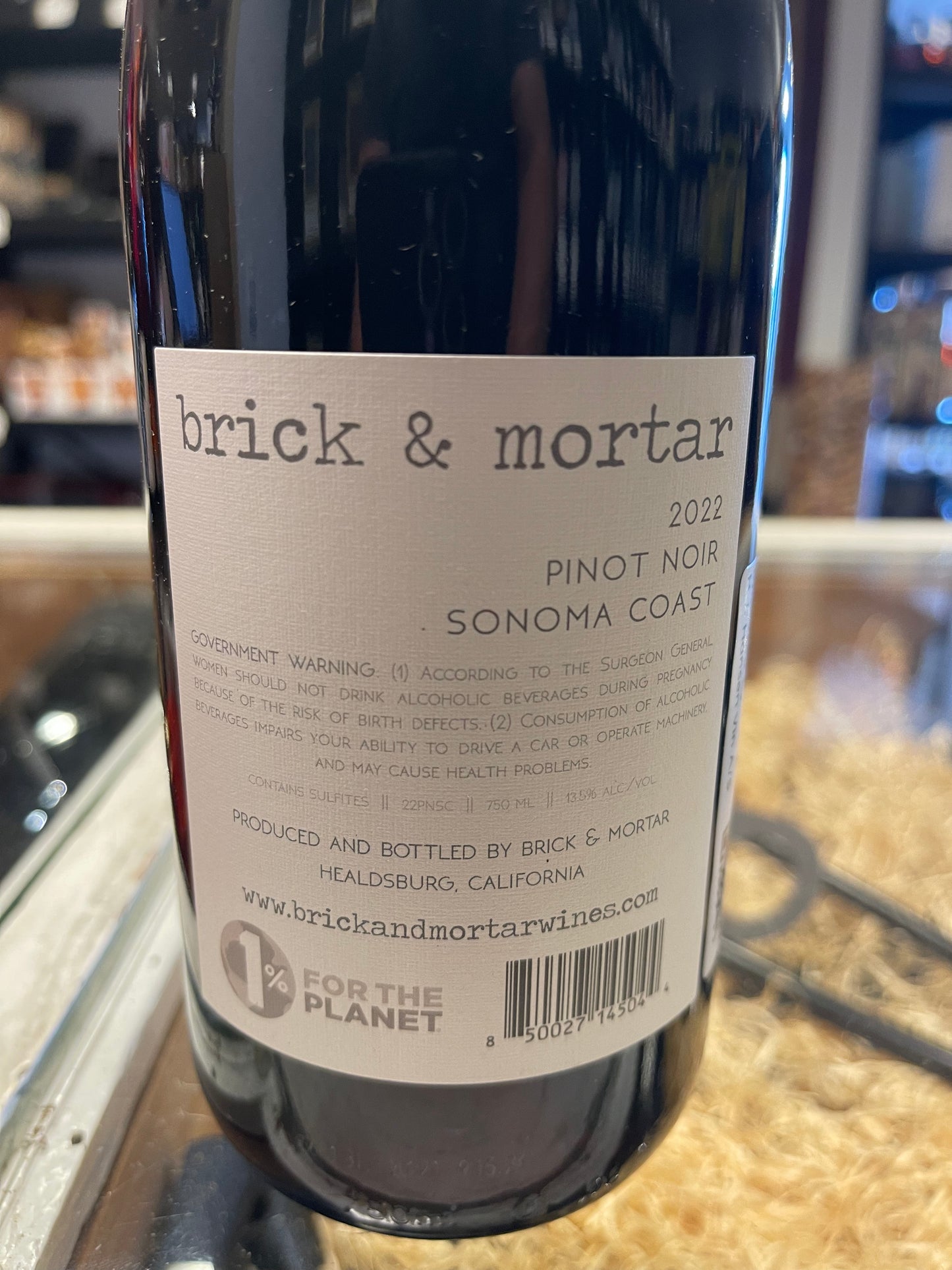 Brick & Mortar 2022 Pinot noir