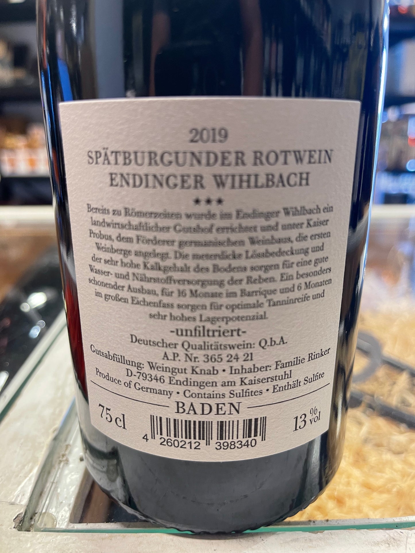 Weingut Knab Spätburgunder 2019 WIHLBACH