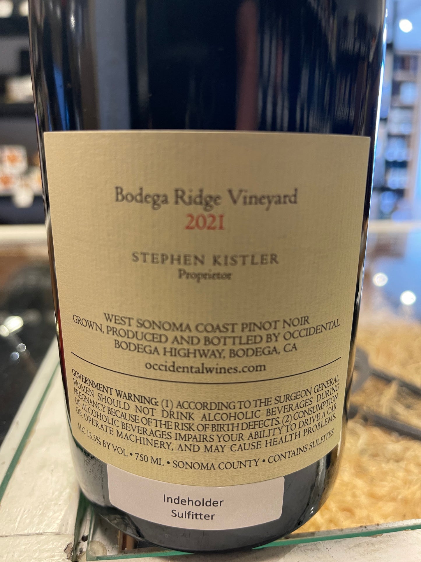 Occidental Bodega Ridge Vineyard 2021