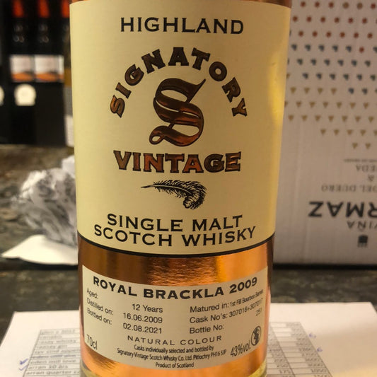 Signatory Royal Brackla 2009