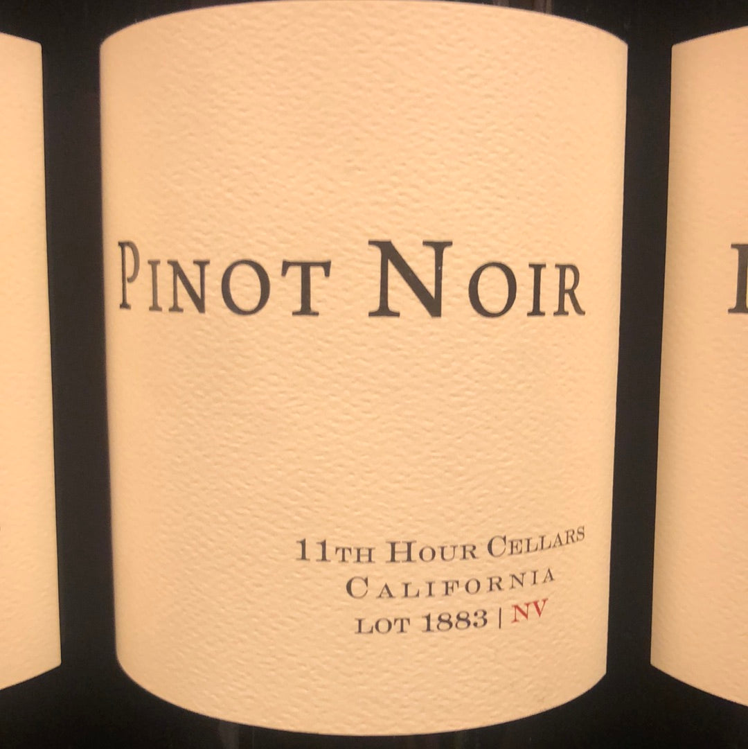 11 TH Hour Cellars Pinot Noir