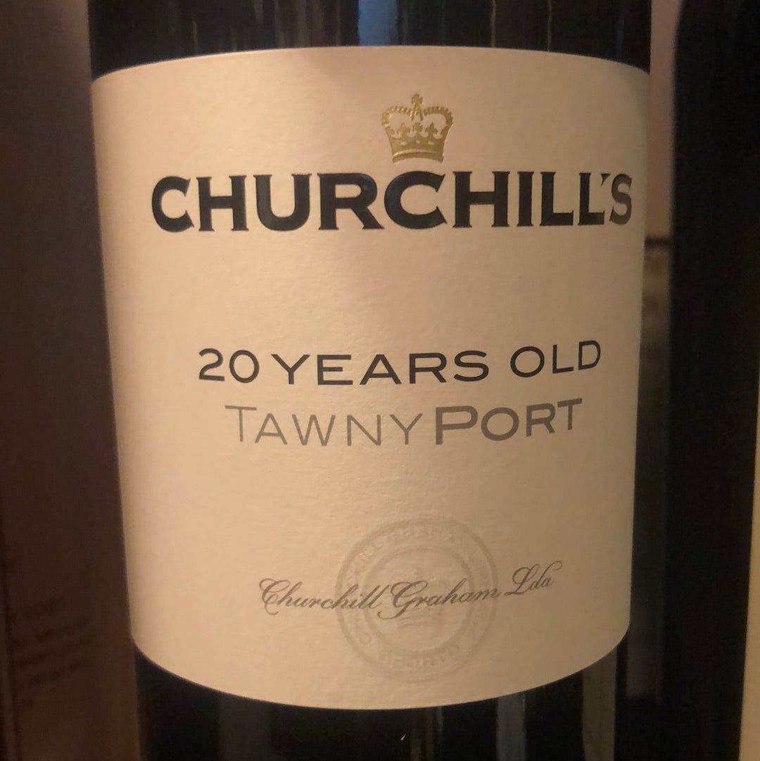 20 Years Old Tawny Port Churchill-Graham Portvin - Touriga Nacional - 75 cl - 19,50 %