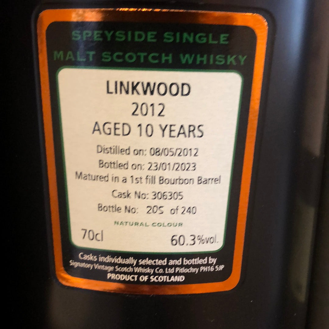 Signatory Linkwood 10 års
