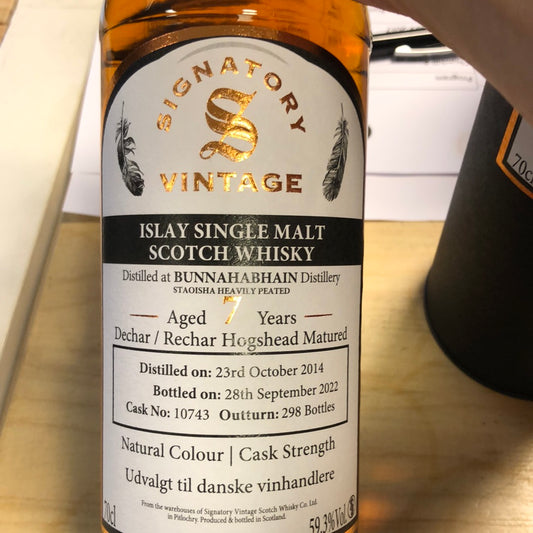 Signatory Bunnahabhain 7 års Staoisha