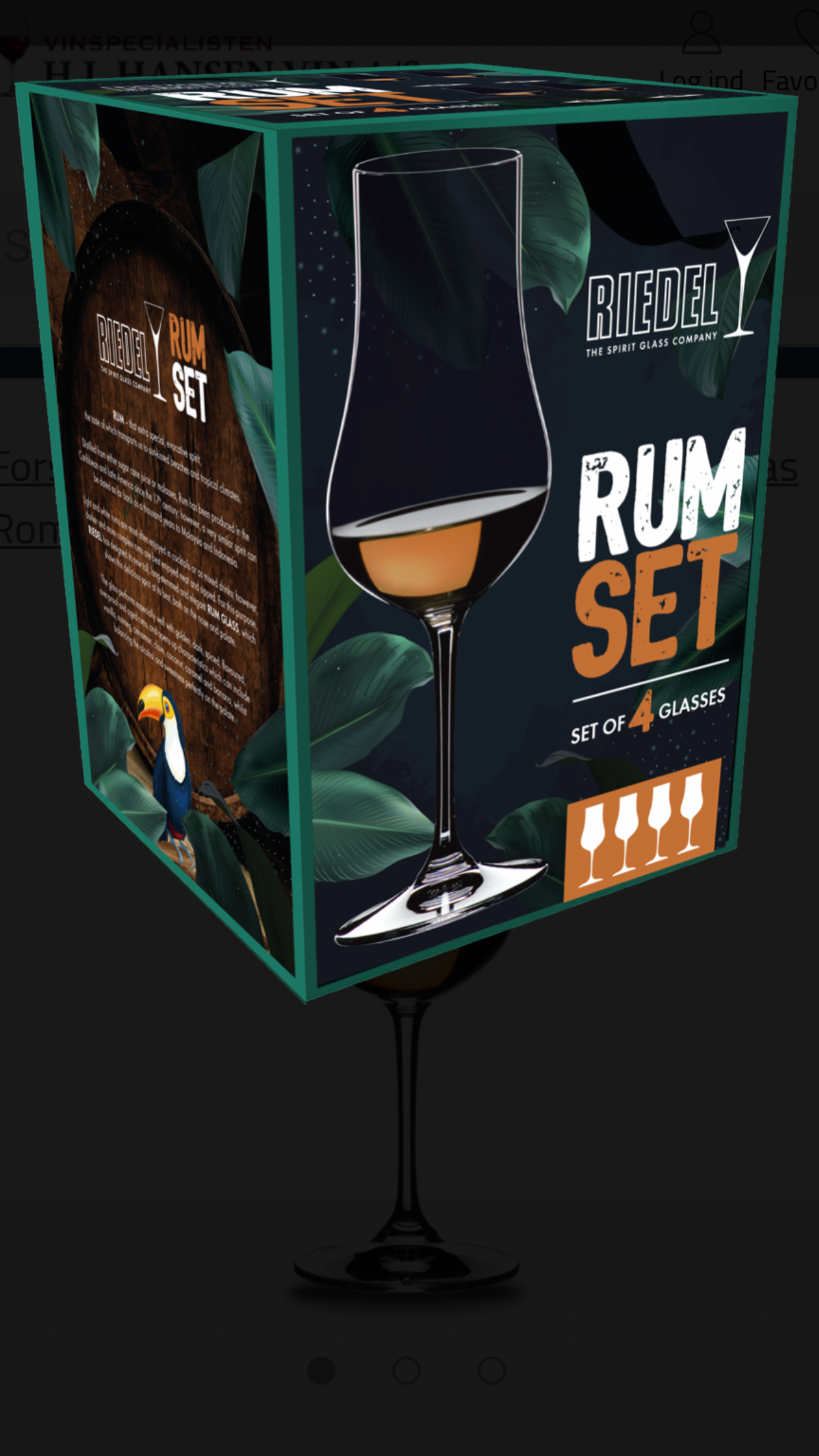 Riedel Rum Set Rum Glass, Set of 4 - Worldshop