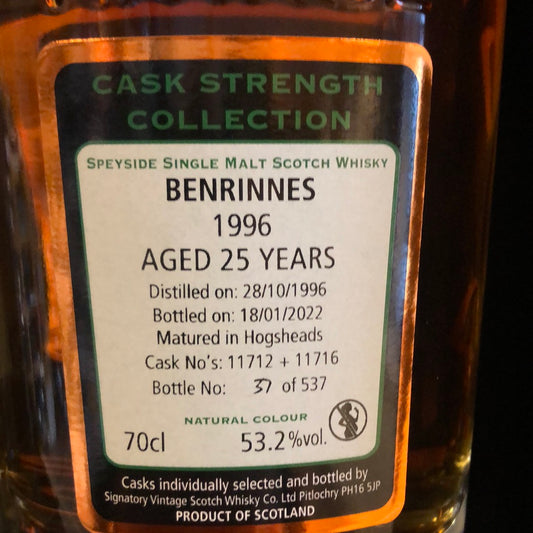 Signatory Benrinnes 1996