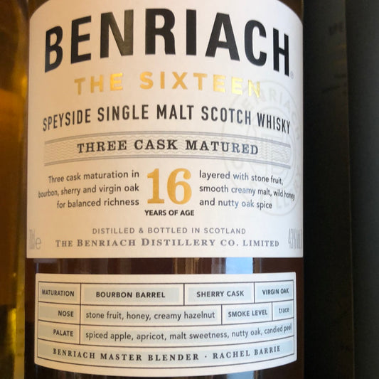 Benriach The Sixteen 16 års